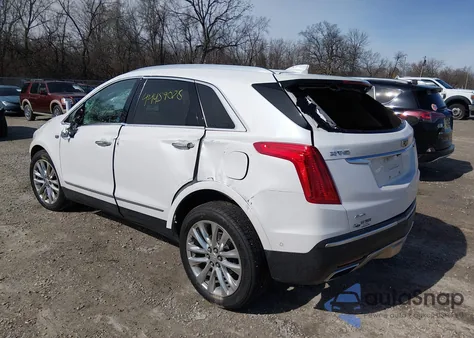 2017 Cadillac Xt5 Platinum z USA, uszkodzony, nr VIN 1GYKNFRS1HZ192595